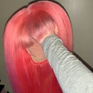 30 inch Cotton Candy Lace Front Wig
